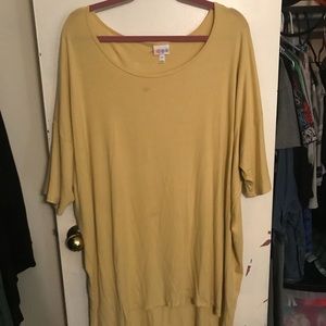 LuLaRoe Yellow Irma Size 3XL